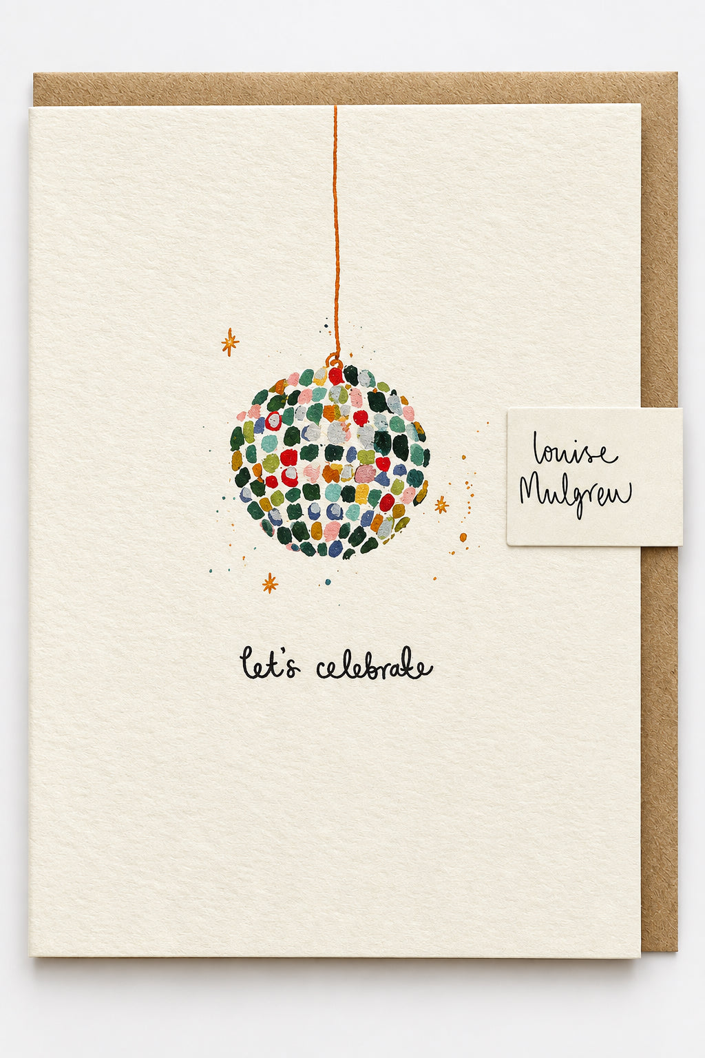 Glitter Ball Greeting Card
