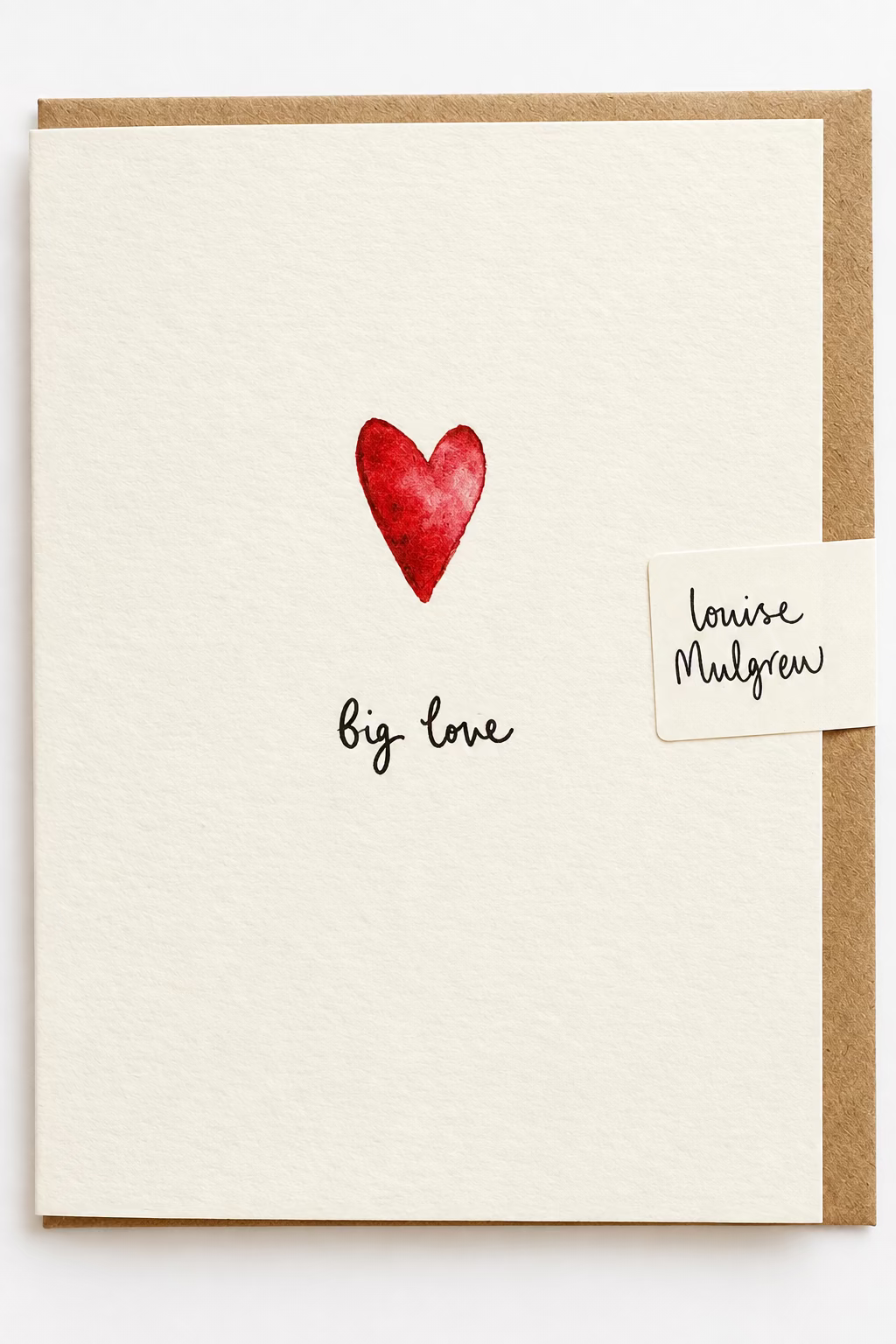Heart Big Love Greeting Card