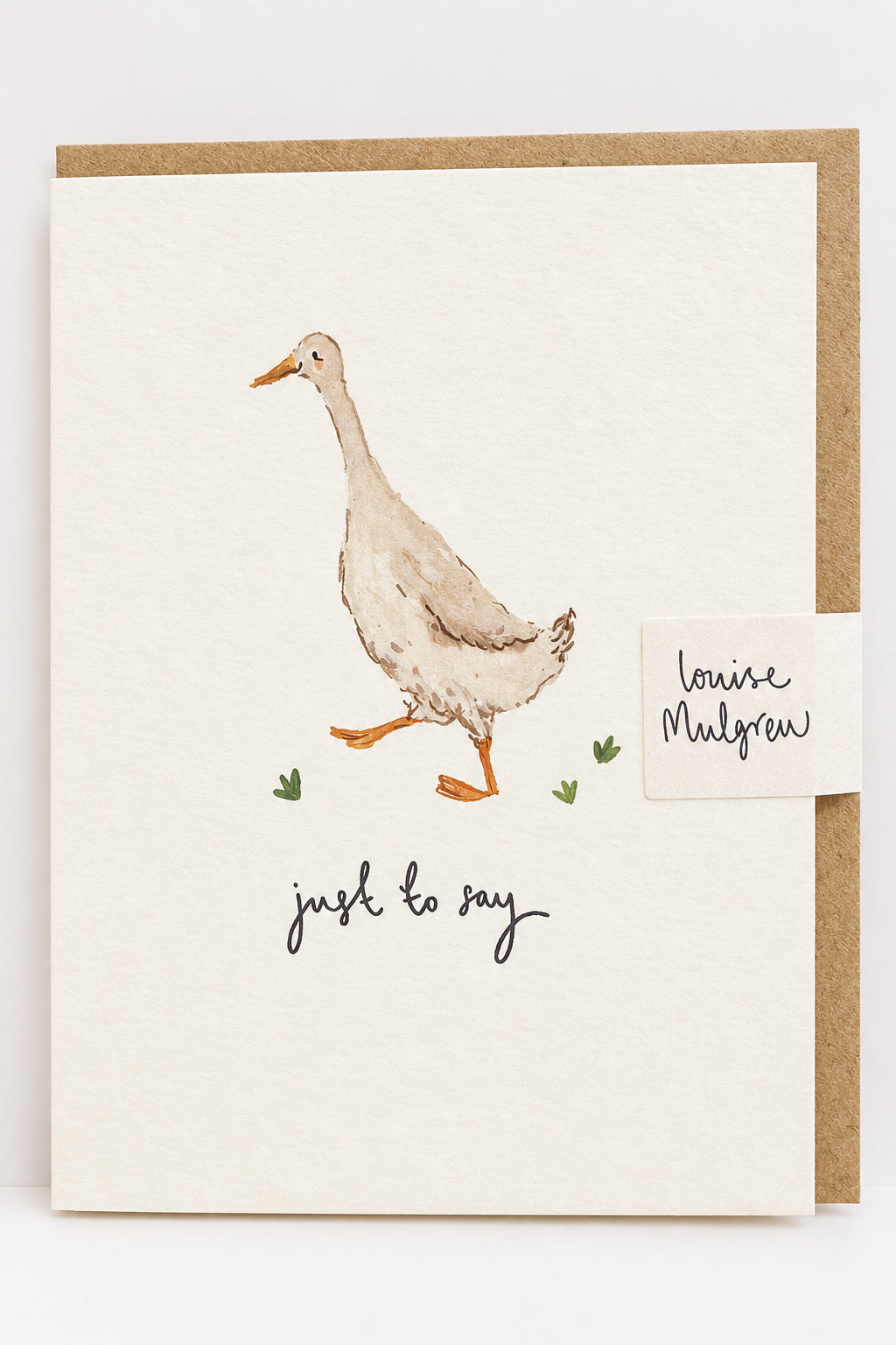 Duck To Say Greeting Card