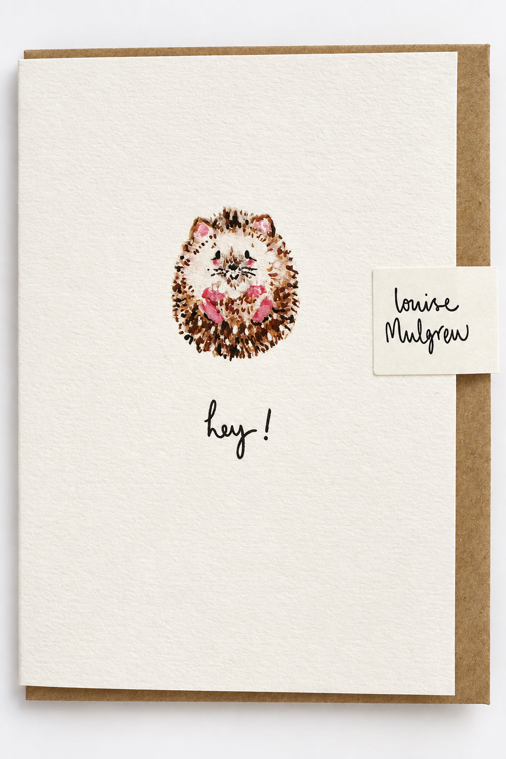 Hedgehog Hey Greeting Card
