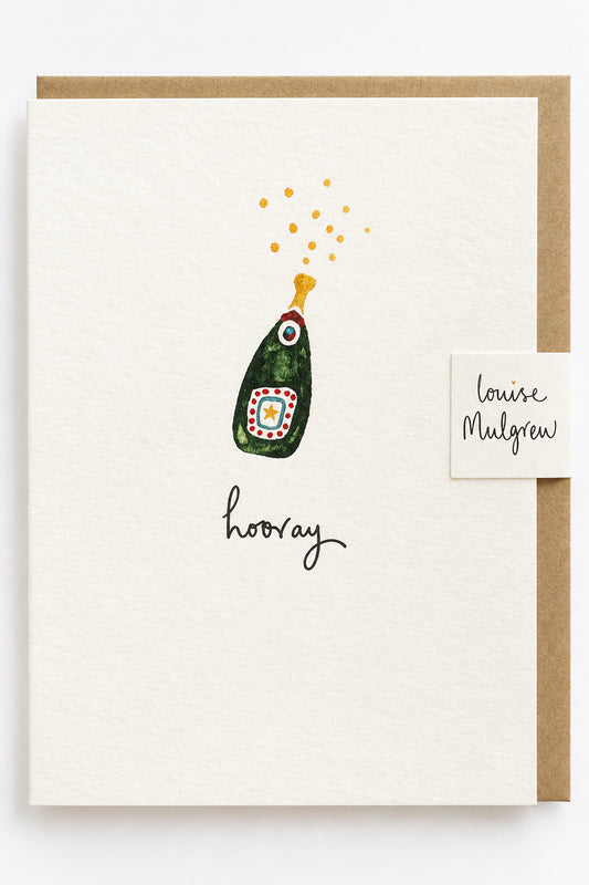 Champagne Hooray Greeting Card