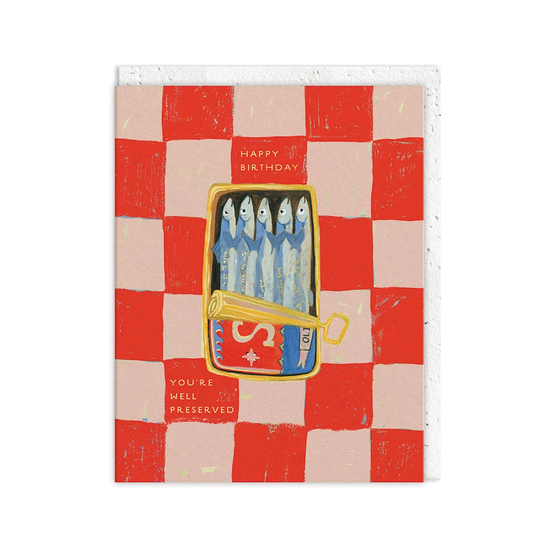 Well Preserved Happy Birthday Greeting Card