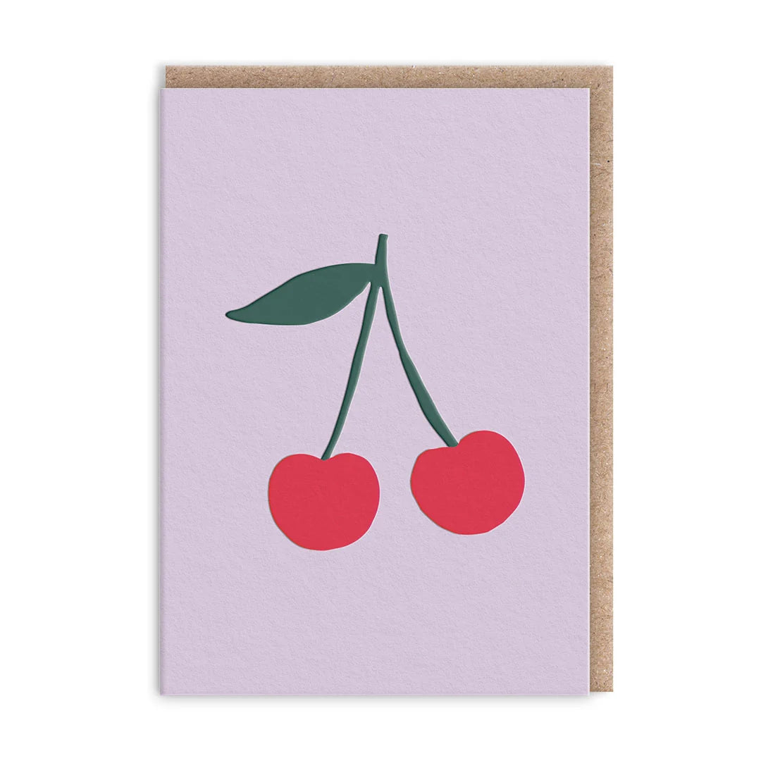 Cherries Mini Mini Greeting Card