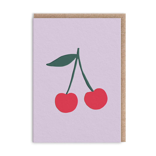 Cherries Mini Mini Greeting Card